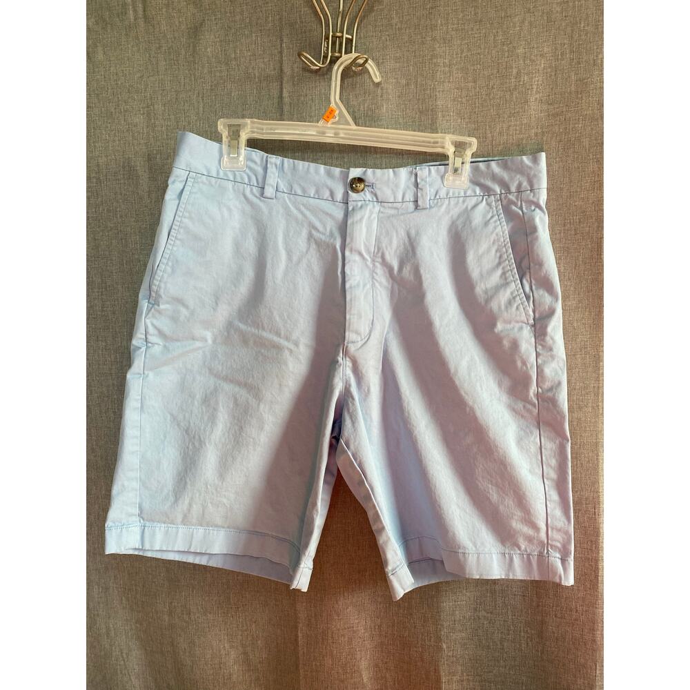 Vineyard Vines Light Blue 9" Breaker Shorts Men's Size 35 Cotton Chino Preppy